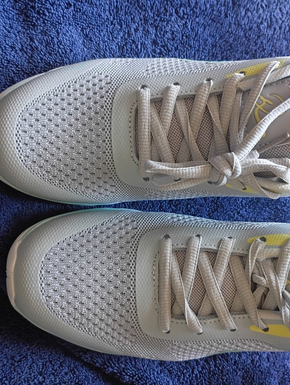 Light Gray Mesh Athletic Sneakers